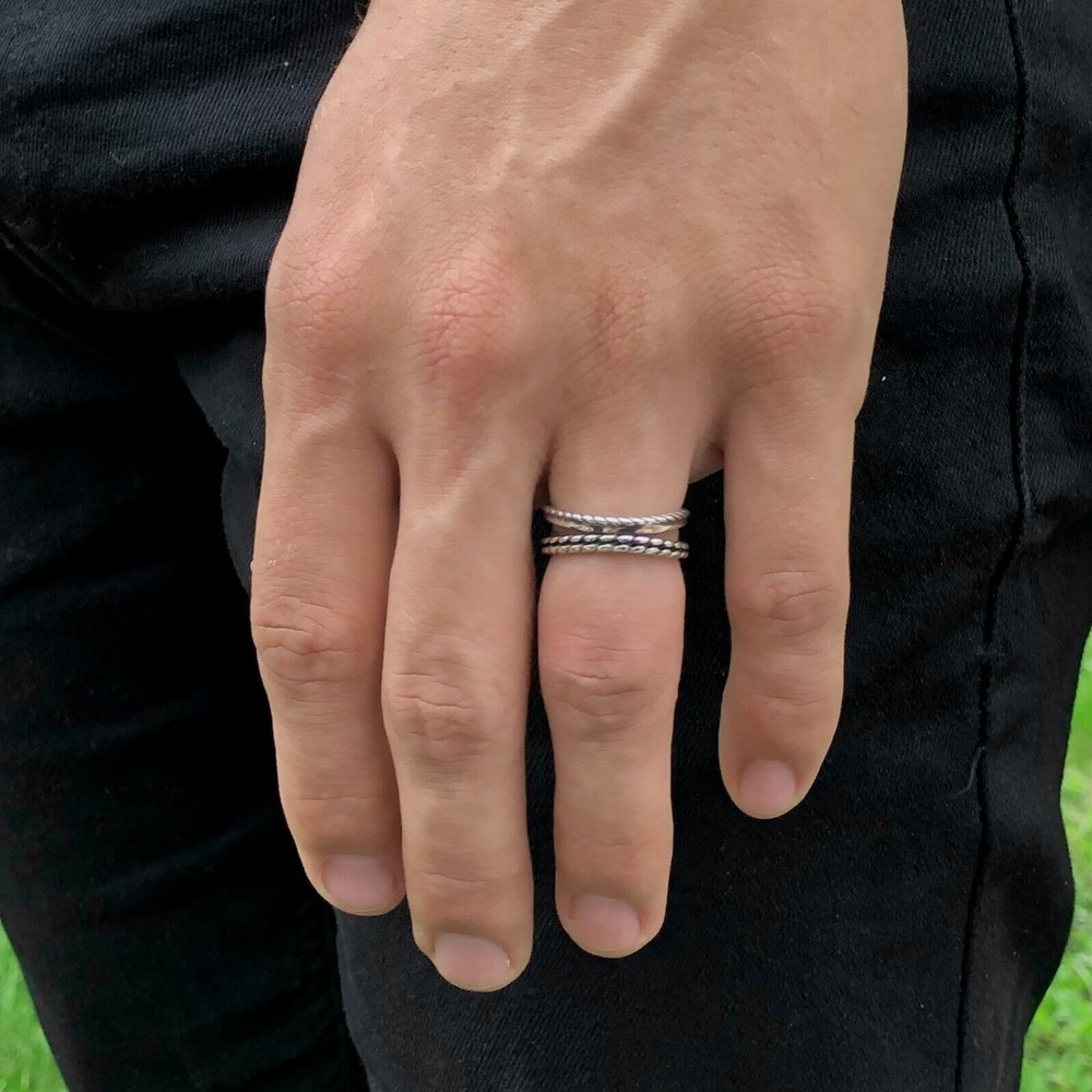 Stackable Rings, 925 Sterling Silver Rings, Statement Rings, Rings for Women's, - Picture 10 of 12